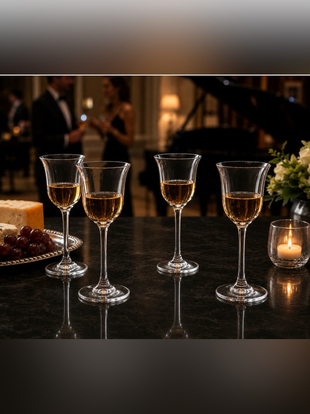 Cordial Glasses Set of 4 Beautiful & Adorabley Sweet